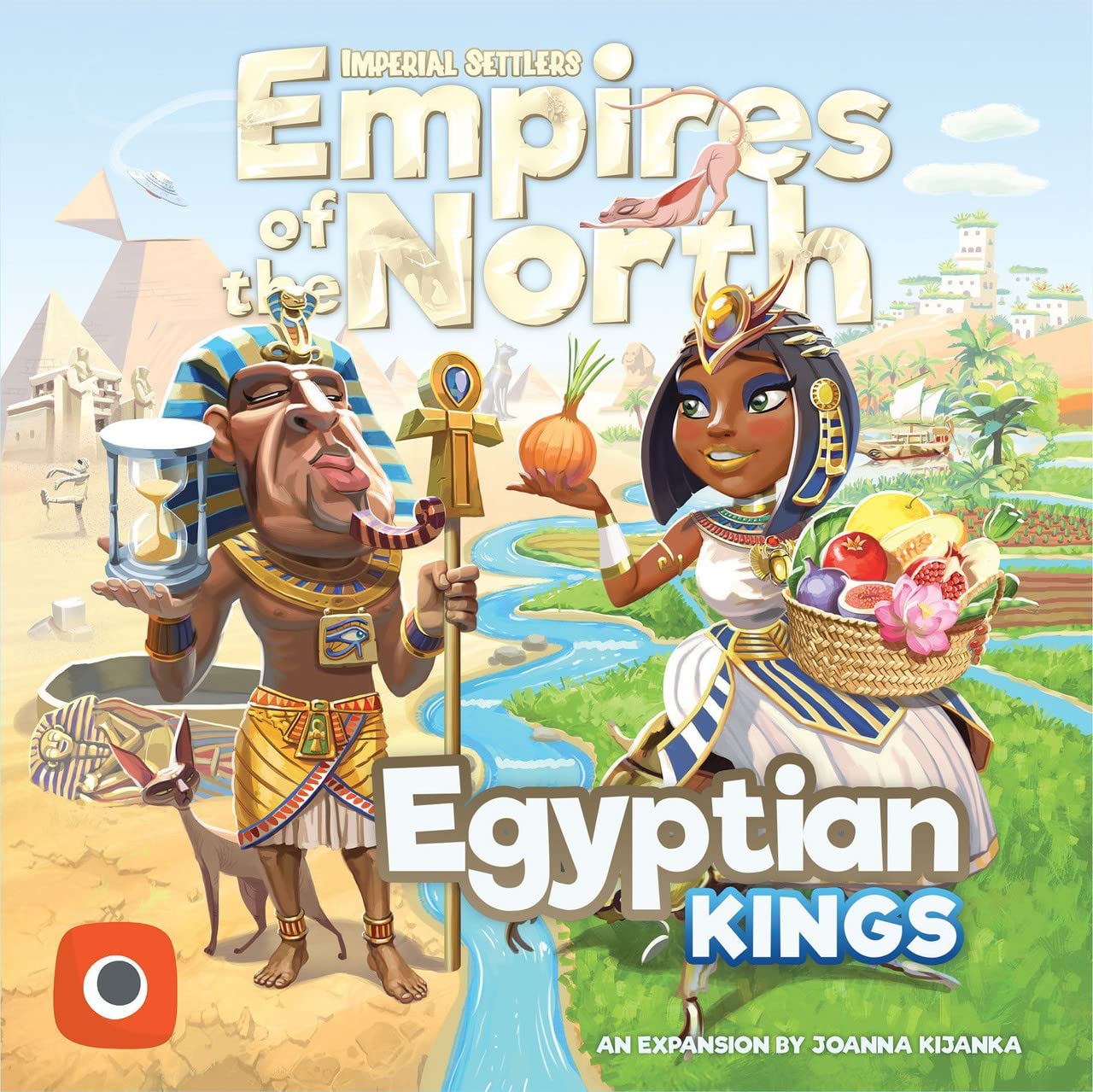 Portal Games Empires of The North: Egyptian Kings Expansion - Strategic Board Game for Adults & Teens - Perfect for Game Nights & Family Gatherings