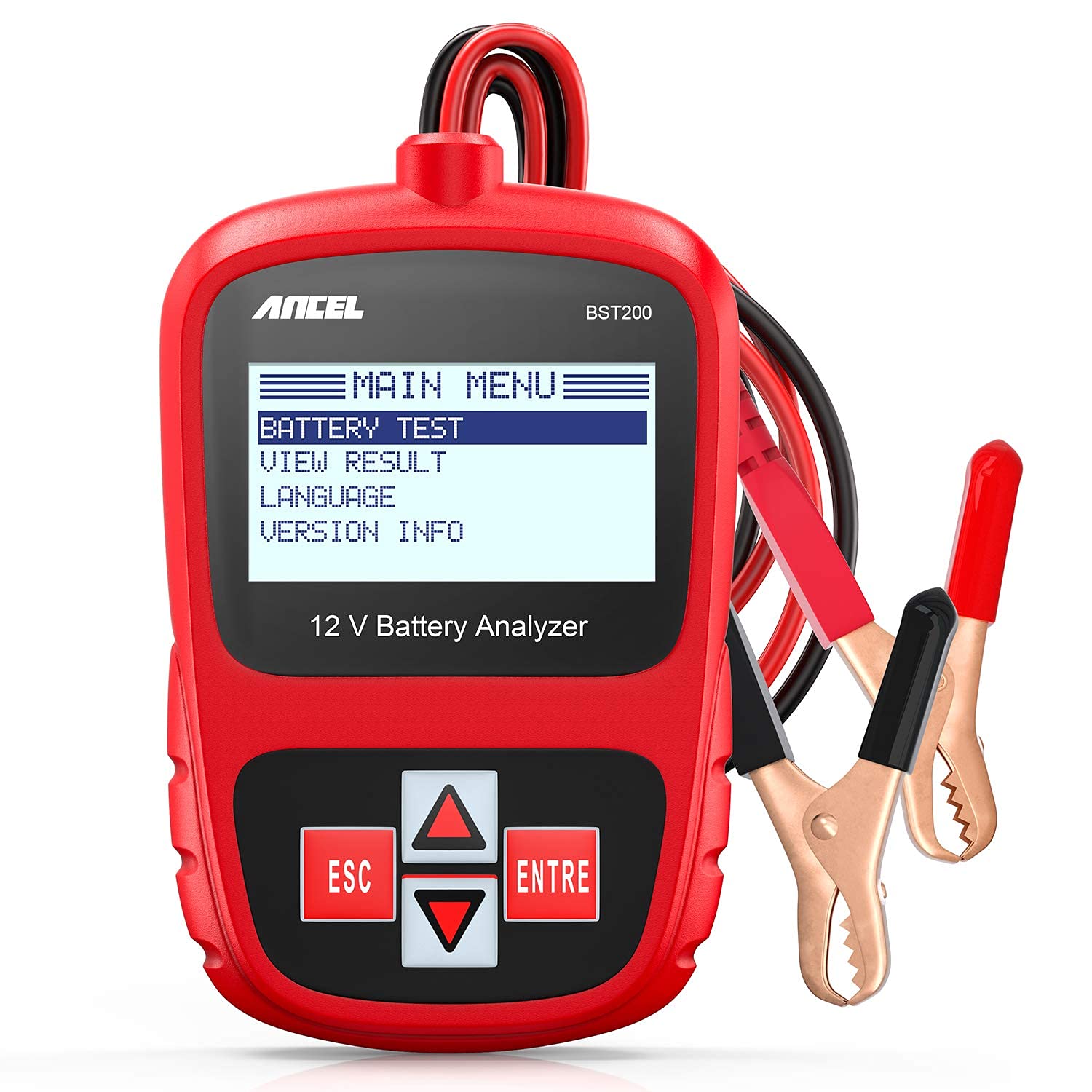 ANCEL AD530 & BST200 12V Car Battery Tester - Digital Auto Battery Analyzer for Cars, Trucks, SUVs - Perfect for Home Mechanics & Professional Diagnostics