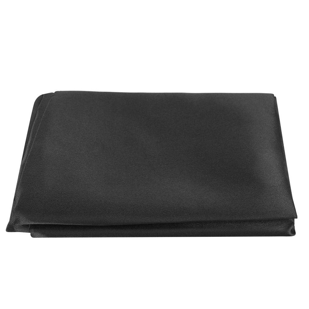 AMONIDA Reusable Satin Tablecloth - Wedding, Hotel, Dining Decor (Black)