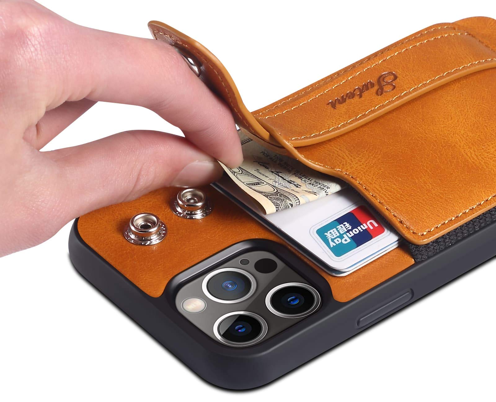 Premium Leather Wallet Case for iPhone 12 Pro Max (6.7