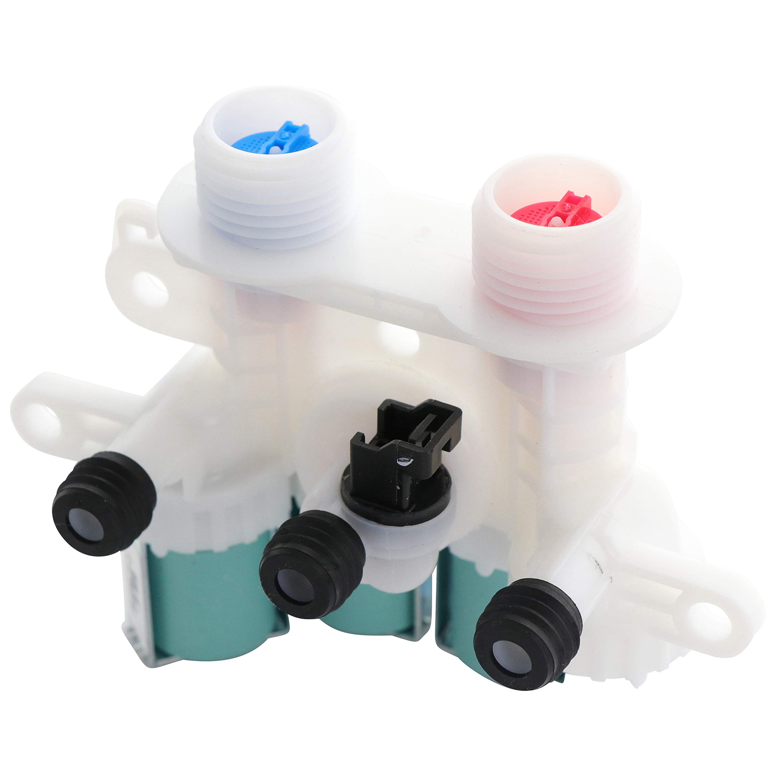 Upgraded W11096268 Water Inlet Valve Replacement for Whirlpool & Kenmore Washing Machines - Compatible with W10632527, W10758829, W10853296, W11220230, AP6329544 Models - Perfect for Laundry Room Repairs & Appliance Maintenance