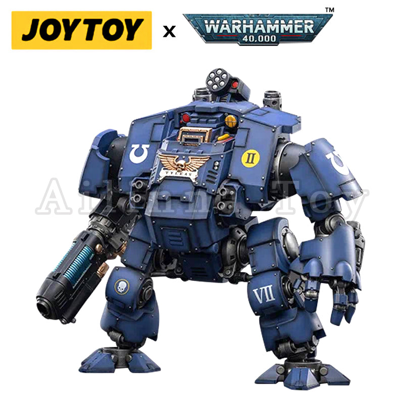JOYTOY 1/18 Warhammer 40K Ultramarines Redemptor Dreadnought Action Figure - Brother Tyleas Reissue | Collectible Model for Warhammer Fans & Tabletop Gaming Enthusiasts