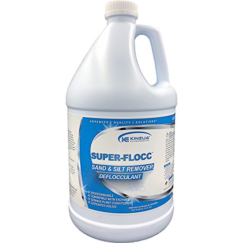 Super-Flocc Polymer Flocculant Water Treatment Chemical - Fast Settling Agent for Pools, Ponds & Wastewater (4 Gallon Case) | Improves Water Clarity & Filtration Efficiency