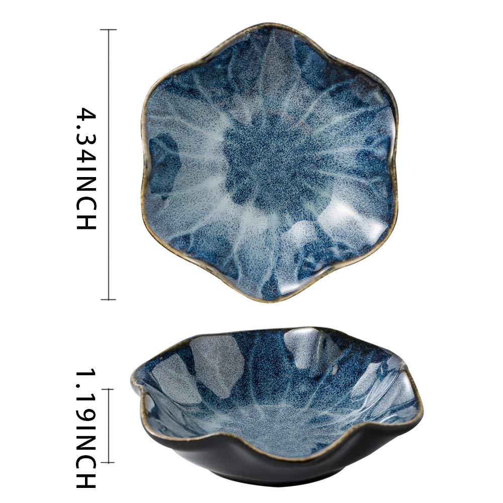 Leaf-Shaped Jewelry Tray & Ring Holder - Elegant Earring Stand, Key Bowl & Trinket Dish - Perfect Women's Birthday Gift & Friend Present (Blue) - Ideal for Bedroom Vanity, Bathroom Organization & Gift Giving