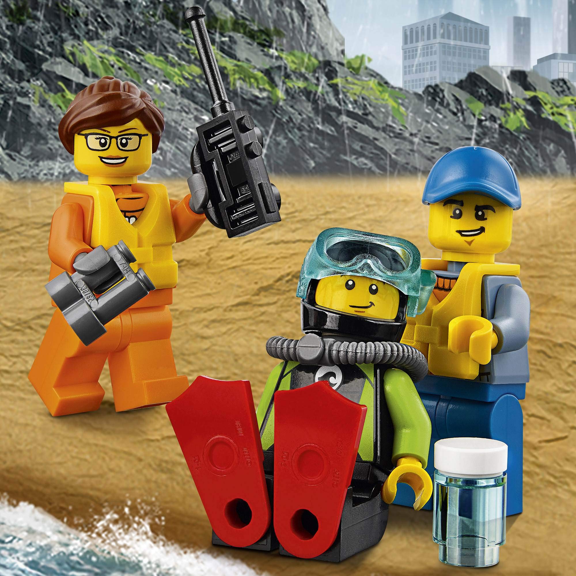 LEGO City Coast Guard 4x4 Response Unit 60165 Building Kit (347 Pieces) - Emergency Rescue Toy Set for Kids Ages 6-12 | Perfect for Creative Play & Gift Giving