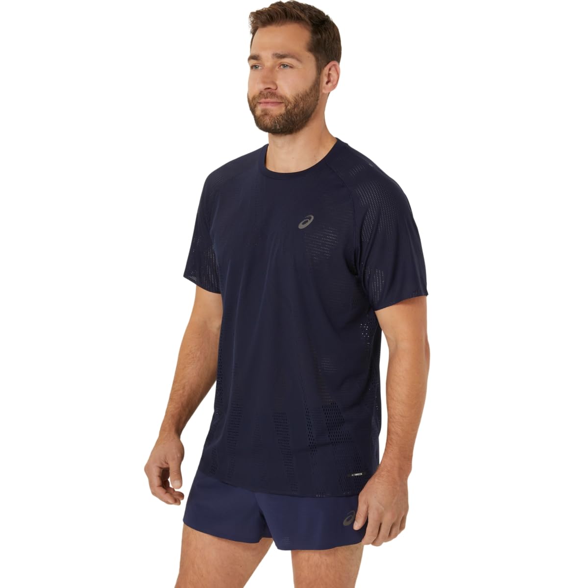 ASICS Men's METARUN Short Sleeve Running Shirt - Lightweight Performance Top for Marathon, Training & Outdoor Sports