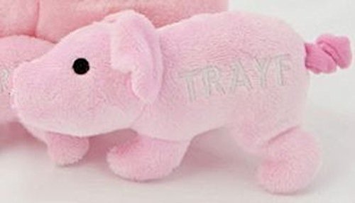 Chewish Jewish Plush Dog Toy - Kosher-Friendly Pink Pig Stuffed Animal for Small Dogs | Perfect for Hanukkah Gifts, Puppy Training & Cuddling