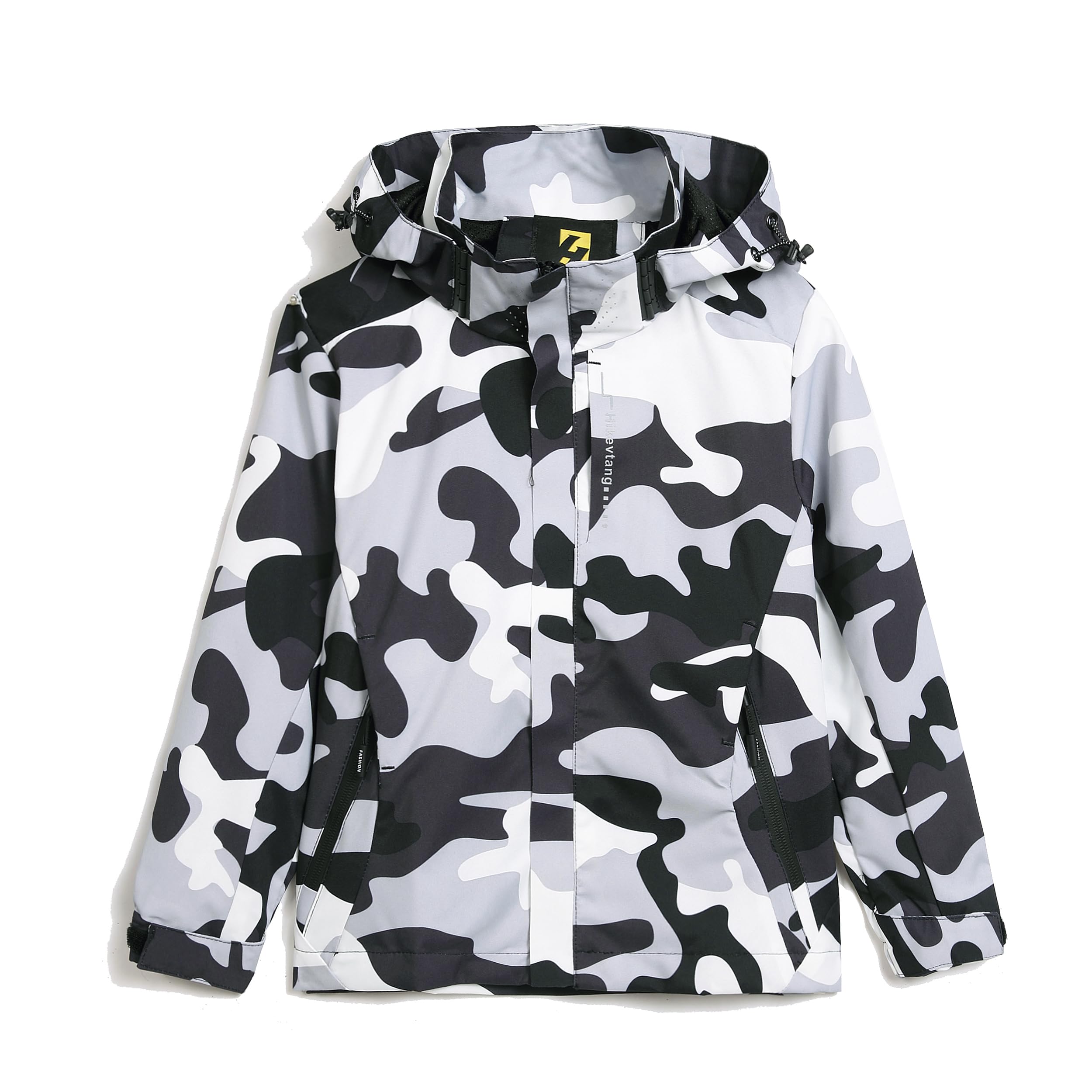 Kids Waterproof Raincoat with Hood - Lightweight Windbreaker Jacket for Boys & Girls - Perfect for School, Outdoor Play & Rainy Day Adventures