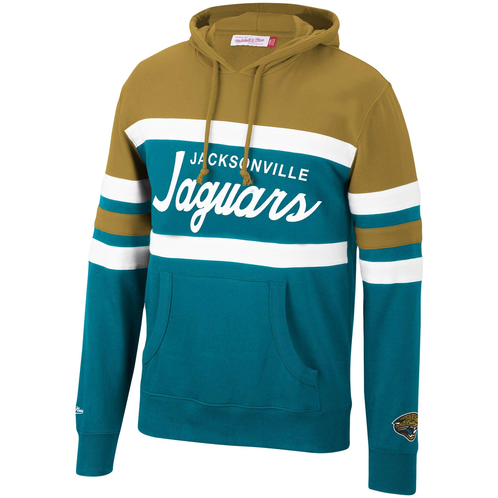 Mitchell & Ness Men's Buffalo Bills Head Coach Pullover Hoodie - Red & Royal Blue NFL Fan Apparel for Game Day, Tailgating & Casual Wear