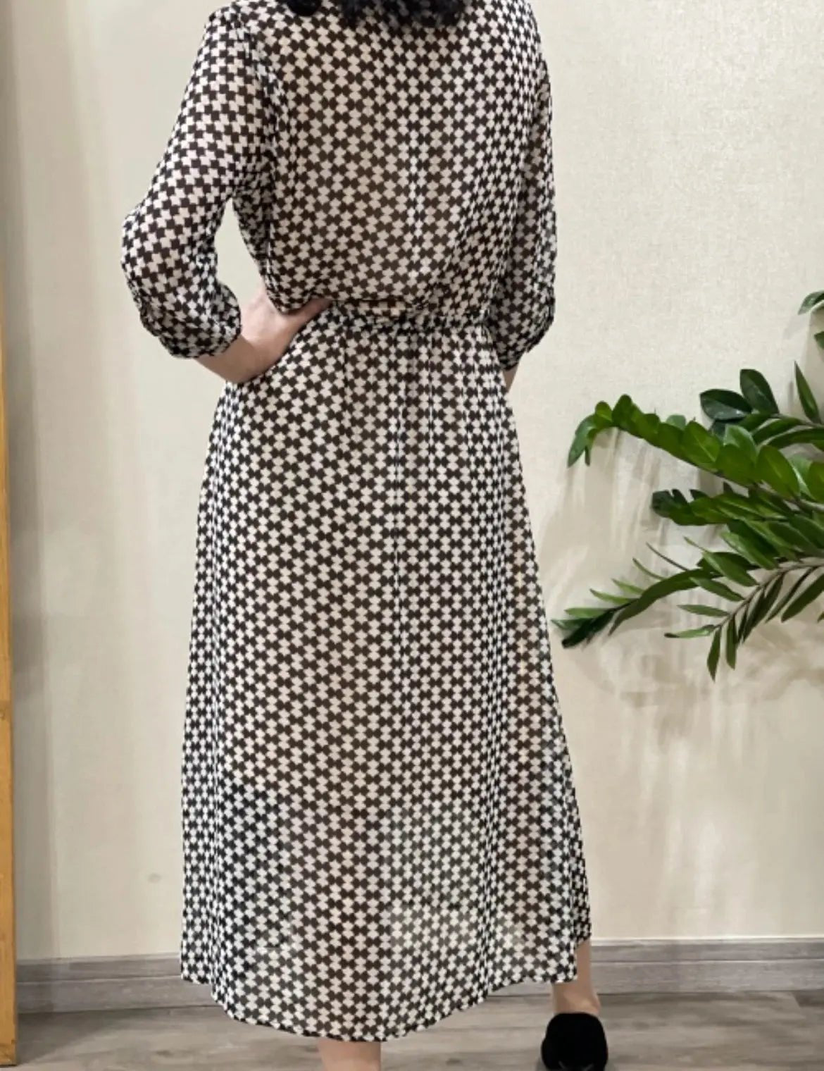 Carlita Long Printed Robe for Women - Elegant Floral Design Loungewear for Home & Spa Relaxation