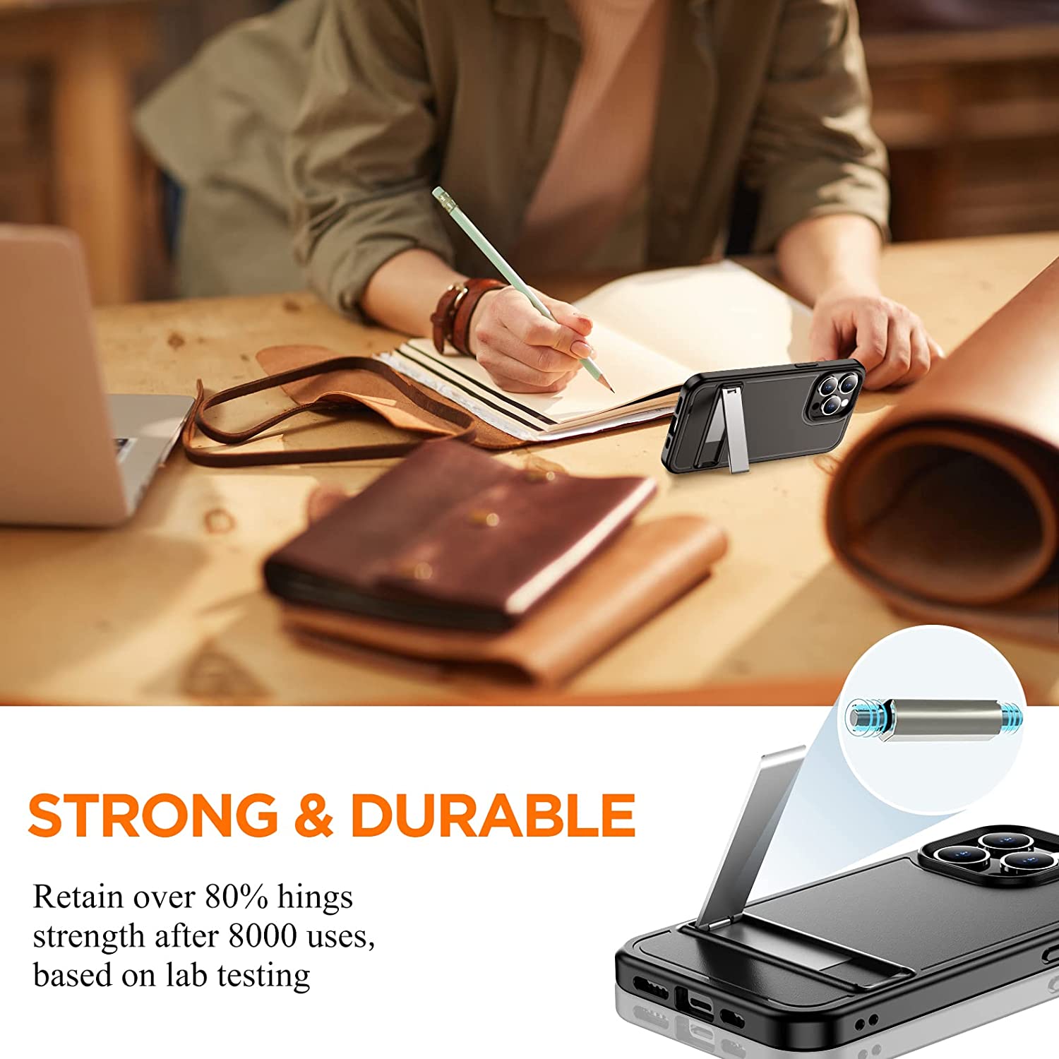 Rugged iPhone 14 Pro Max Case - Shockproof Full Body Protective Cover with Military-Grade Drop Protection | Perfect for Outdoor Adventures, Construction Work & Extreme Sports