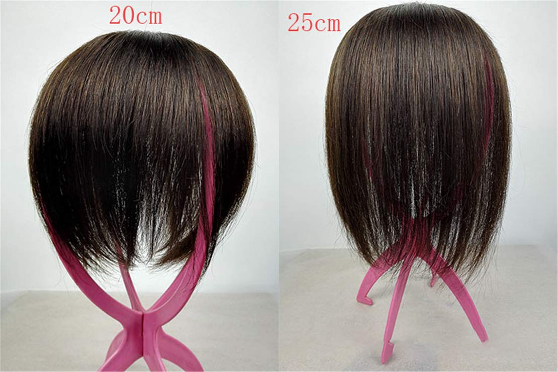 Premium Mono Topper Human Hair Hand Woven Hair Toppers for Women with Thinning Hair - 5