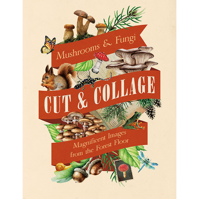 Premium Mushroom & Fungi Cutting and Collage Kit - DIY Craft Supplies for Scrapbooking, Journaling, and Nature-Themed Home Decor