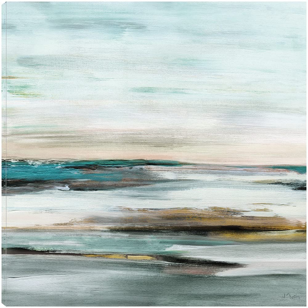Dusk Landscape Fine Art Canvas Wall Decor by Judith Shapiro - 48x48 Inches Ready to Hang - Perfect for Living Room, Bedroom, Office & More - Elegant Home & Office Wall Art for Modern & Classic Interiors