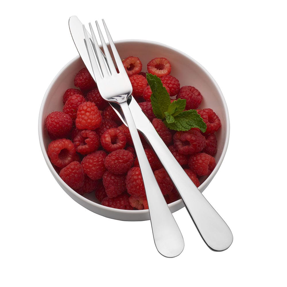 Symmetry 20-Piece Stainless Steel Flatware Set - Service for 4 - Elegant Silverware for Dining, Kitchen & Entertaining - Perfect for Dinner Parties, Weddings & Everyday Use