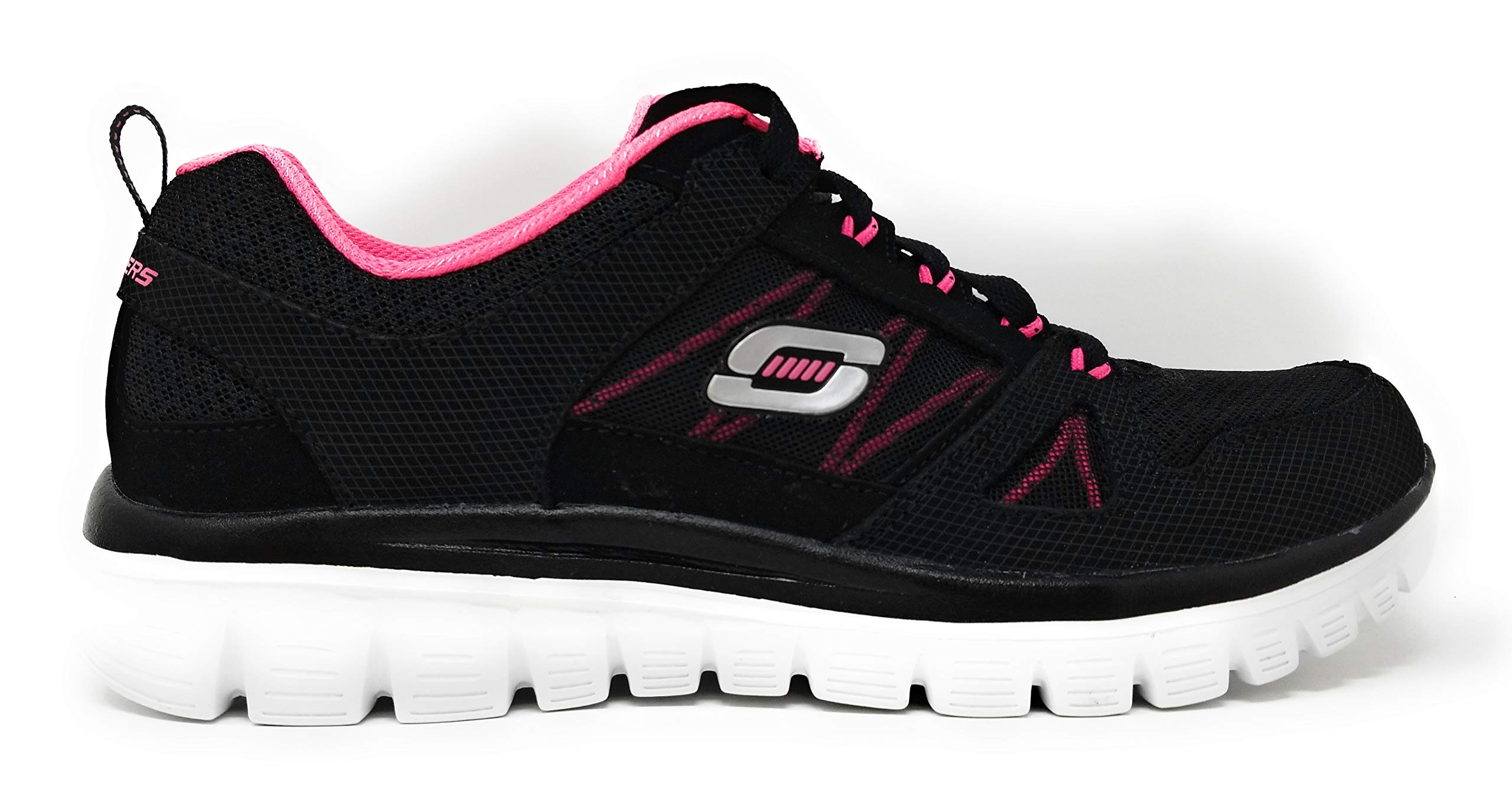 Skechers Graceful 2.0 Magnificent Journey Women's Walking Shoes - Wide Fit 8.5 B US - Black/Hot Pink/Romance Novel - Comfortable Sneakers for Walking, Travel & Casual Wear