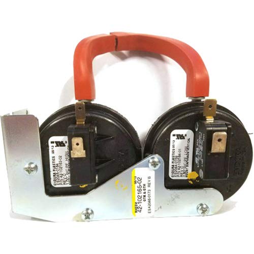 Rheem Furnace 2 Stage Air Pressure Switch Replacement - OEM Upgraded Part #42-102165-01 - Compatible with Rheem Furnace Systems for Home Heating & HVAC Maintenance