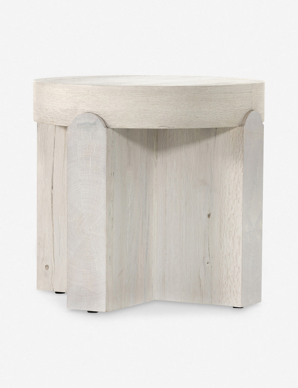 Round Side Table - Modern Denver End Table for Living Room, Bedroom, or Office - Sturdy & Stylish Accent Table for Small Spaces