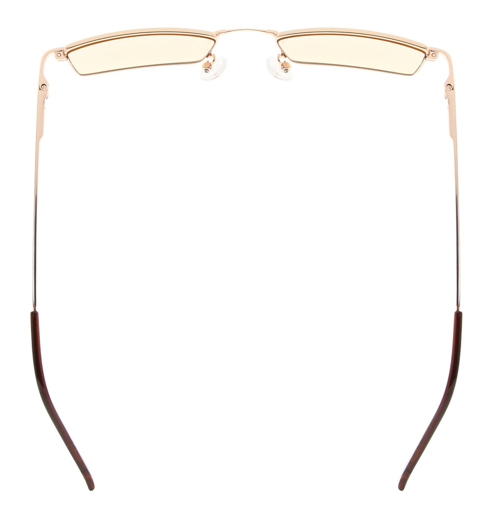 Blue Light Blocking Reading Glasses - Anti Eye Strain Computer Glasses for Women & Men with Bendable Bridge | Perfect for Office Work, Gaming & Screen Time