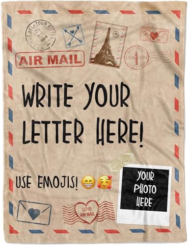 Air Mail Letter Blanket