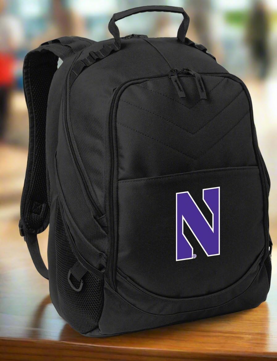 Northwestern University Official Laptop Backpack - Durable Computer Bag for Students & Professionals, Perfect for Campus, Travel & Work
