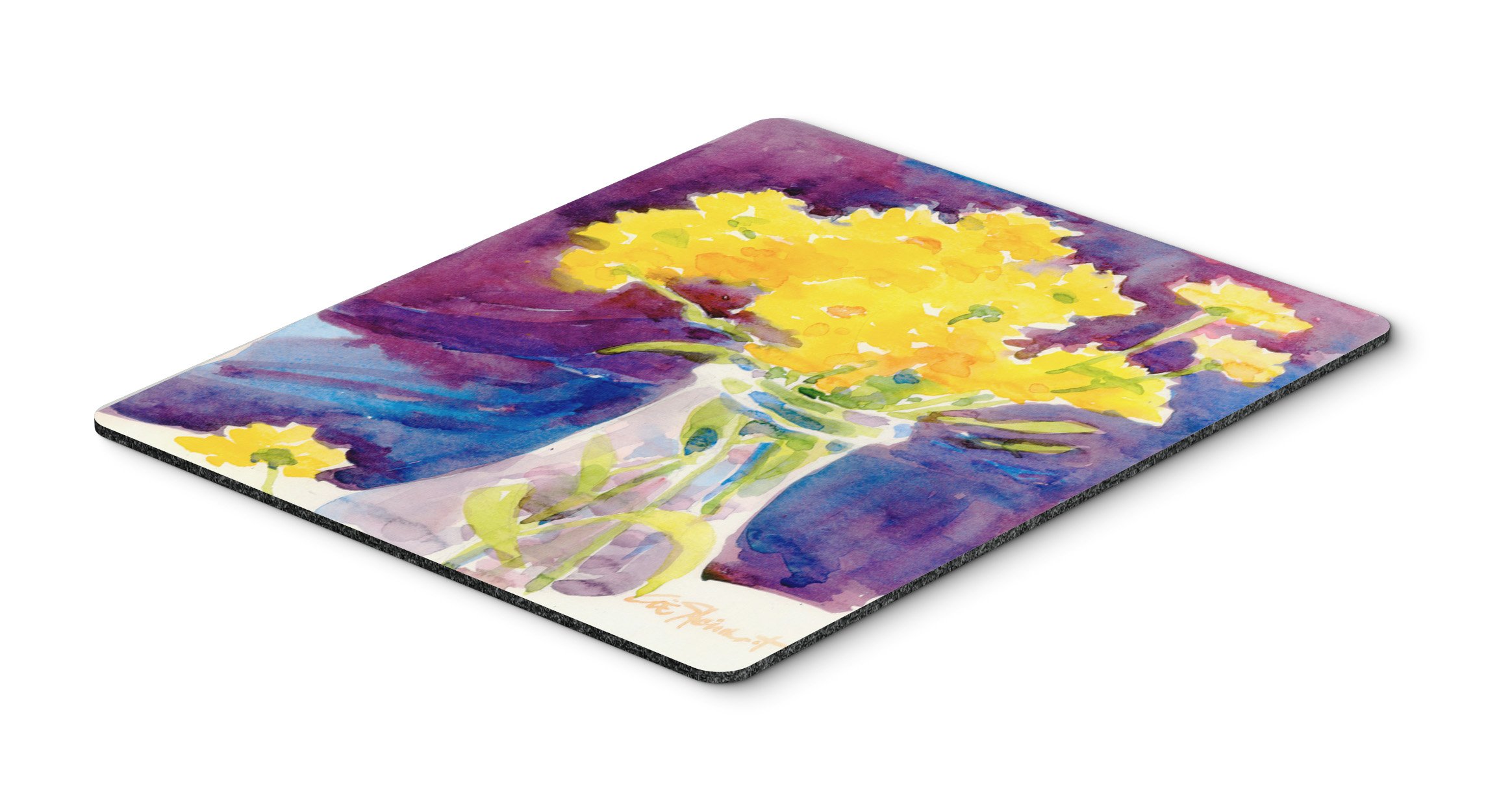 Caroline's Treasures 6013MP Floral Mouse Pad - Large Washable Non-Slip Desk Mat for Home Office, Gaming & Computer Work | Perfect for Laptops, Hot Pads & Trivets | Ideal Workspace Accessory for Comfort & Style
