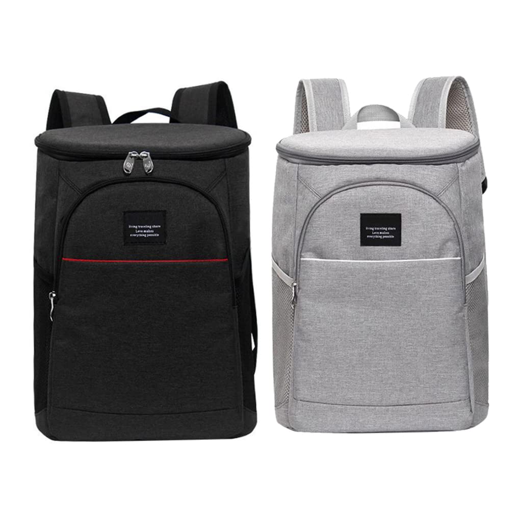 Lightweight Insulated Cooler Backpack - Waterproof Thermal Lunch Rucksack for Beach, Picnic, Camping, Hiking & Outdoor Adventures