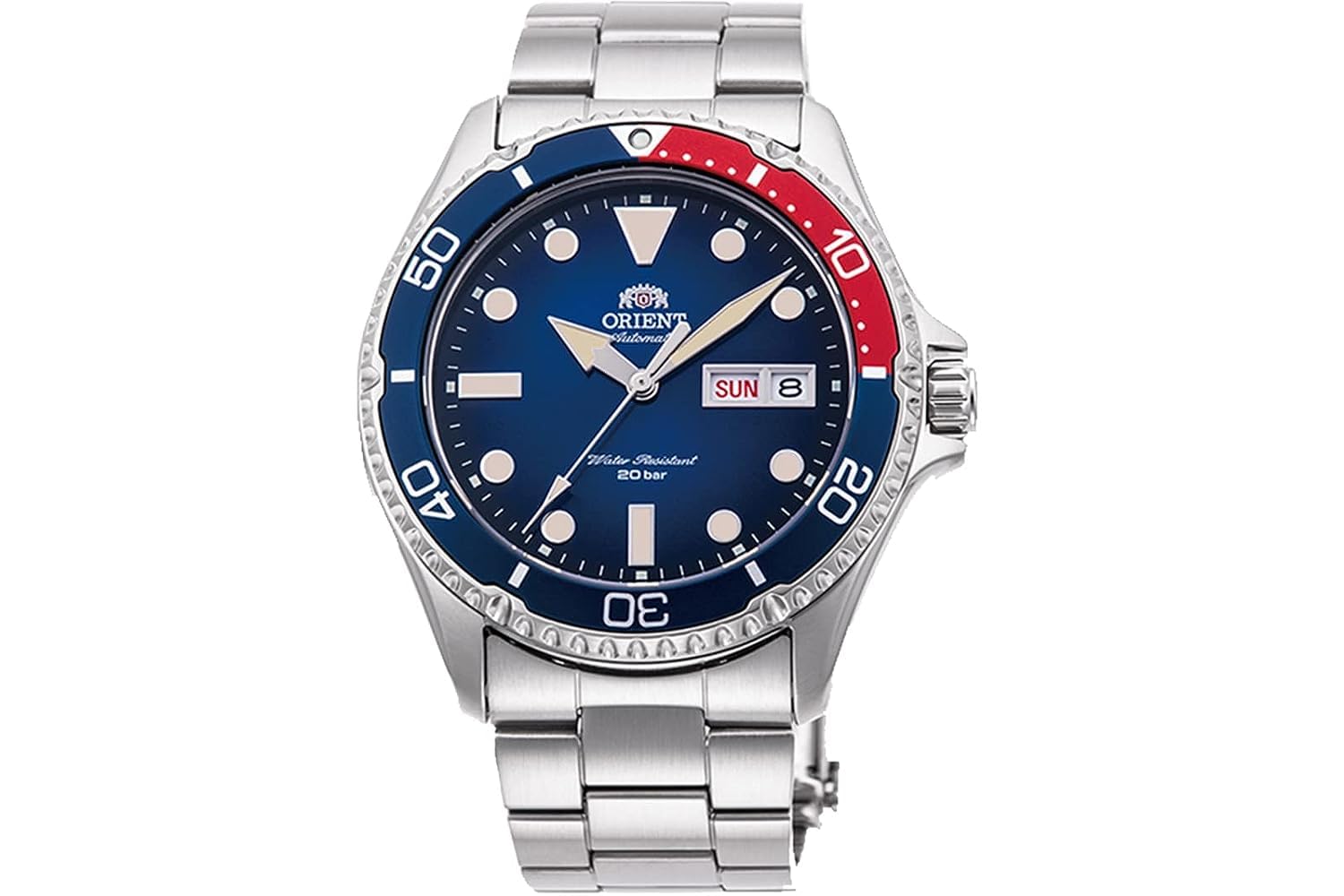 Orient Men's Japanese Automatic Hand Winding 200M Water Resistant Diver Watch RA-AA08 - Perfect for Scuba Diving, Swimming & Everyday Wear