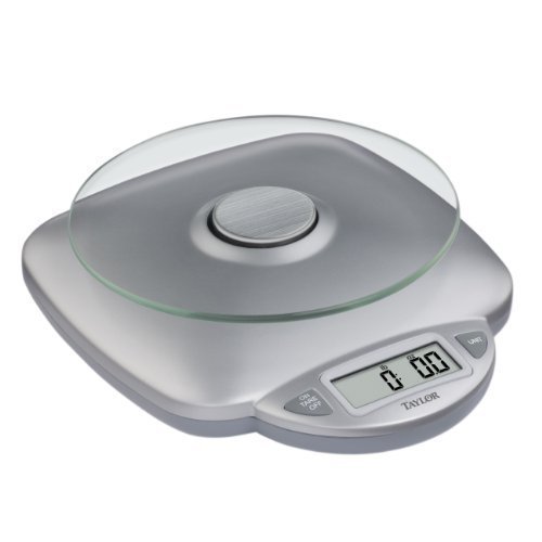 Taylor Digital Food Scale 3842 - 11lb/5kg Precise Kitchen Scale with LCD Display, Stainless Steel Platform | Perfect for Baking, Cooking, Meal Prep & Portion Control