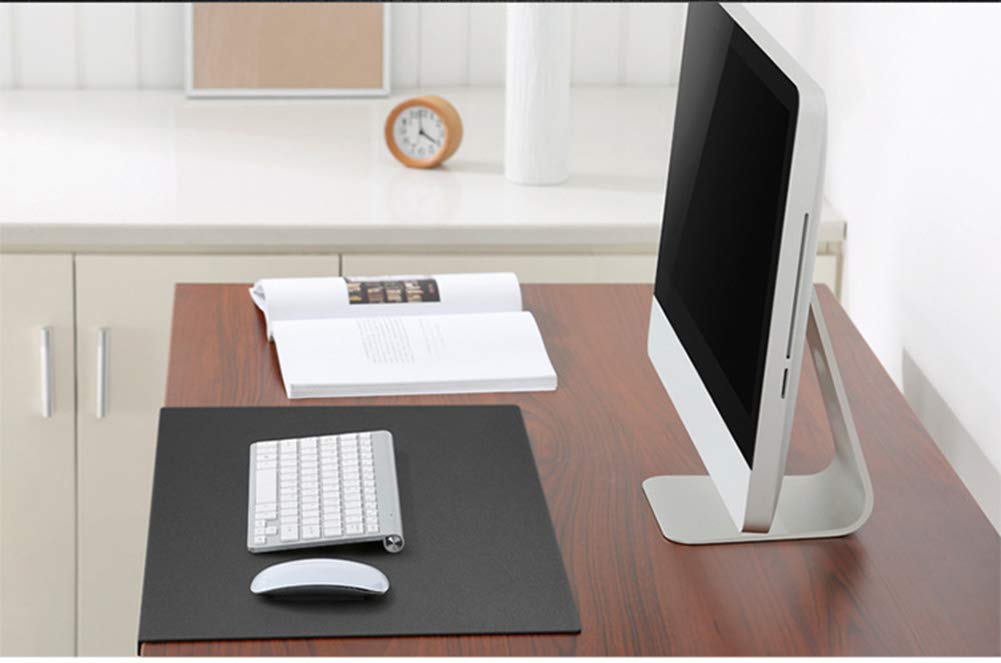 Premium PU Leather Desk Pad - Non-Slip Waterproof Mouse Pad & Smooth Writing Mat with Fixation Lip | Office & Home Workspace Essential for Laptop Keyboard Protection | Ideal for Workstations, Gaming Setups & Study Areas