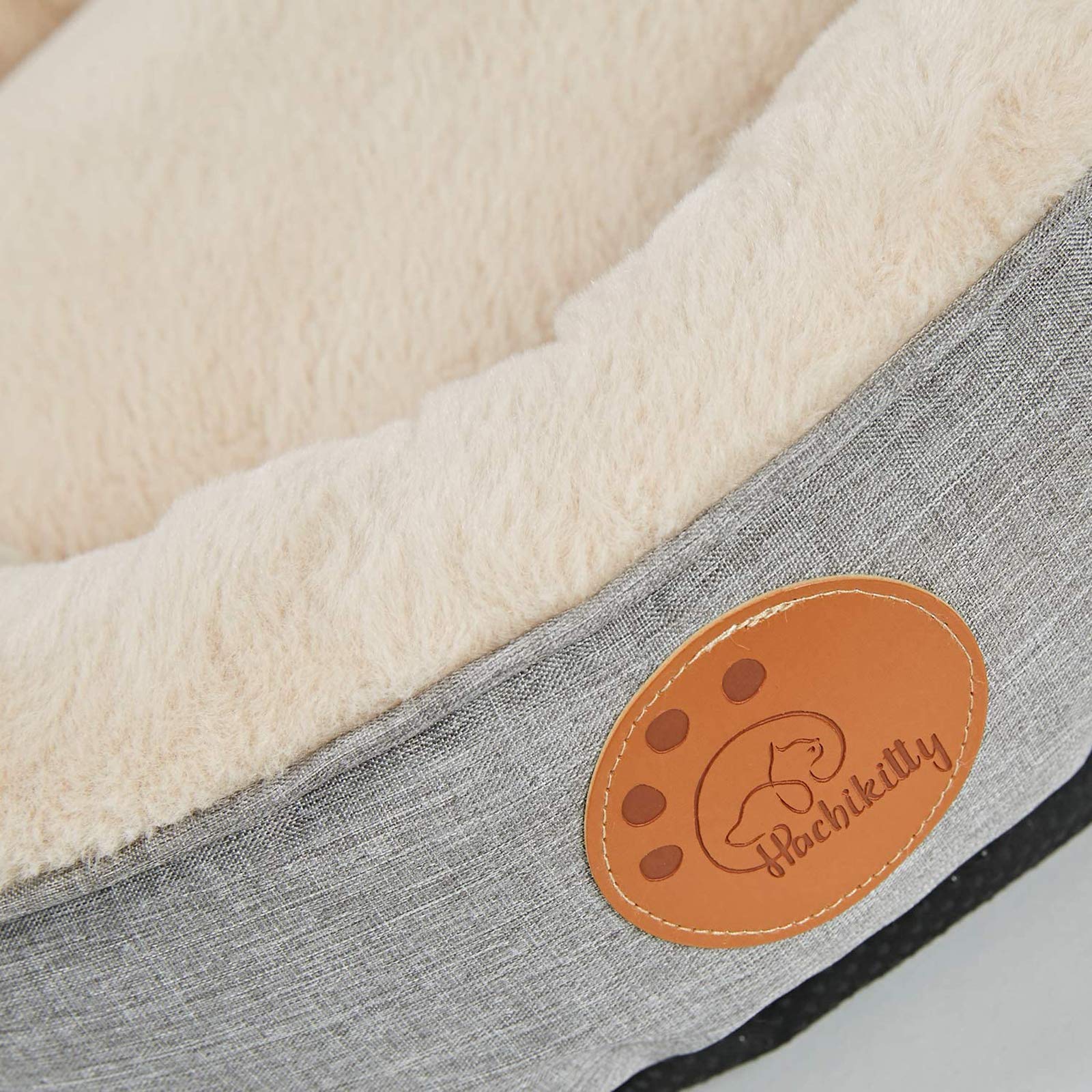 HachiKitty Washable Donut Cat Bed - Soft Round Pet Bed for Small & Medium Cats, Indoor Cozy Sleeping Spot, Machine Washable - Perfect for Home, Office & Pet Travel