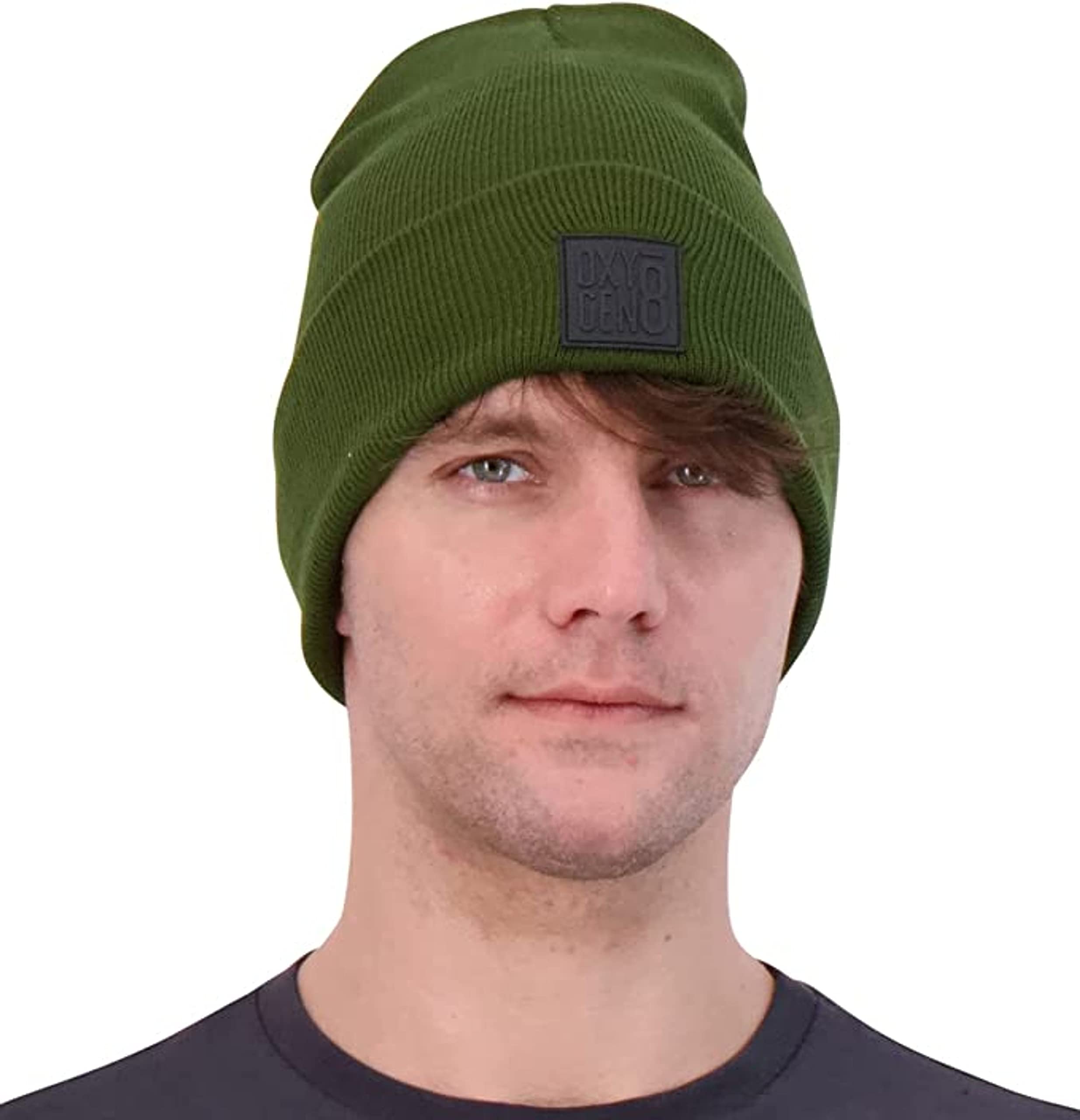 Soft & Stretchy Unisex Knit Beanie Hat - Warm Winter Cuffed Skull Cap for Men & Women | Perfect for Skiing, Snowboarding & Outdoor Activities