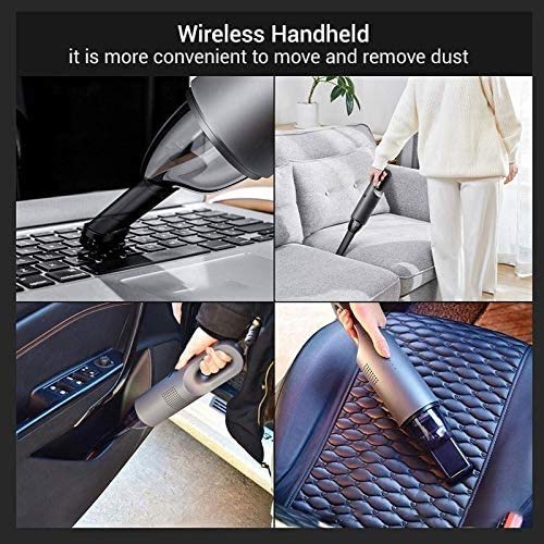 High Power 5000Pa Handheld Car Vacuum Cleaner - Portable Wet & Dry Auto Vacuum for Car & Home Cleaning | Perfect for Pet Hair, Crumbs, and Spills