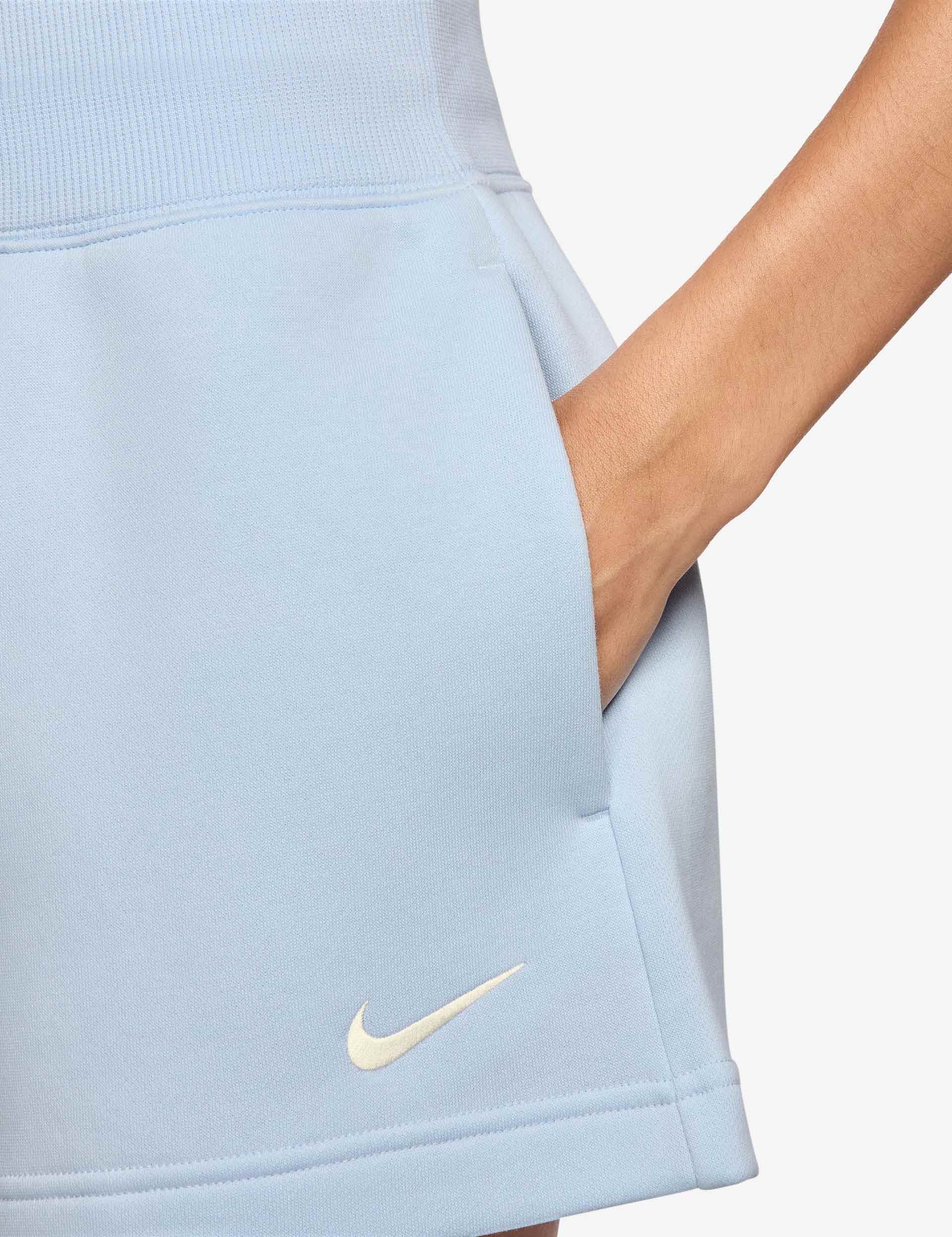 Phoenix Fleece Loose Sport Shorts for Women & Men - Breathable Athletic Shorts in Blue Tint/Sail | Perfect for Running, Gym Workouts & Casual Wear