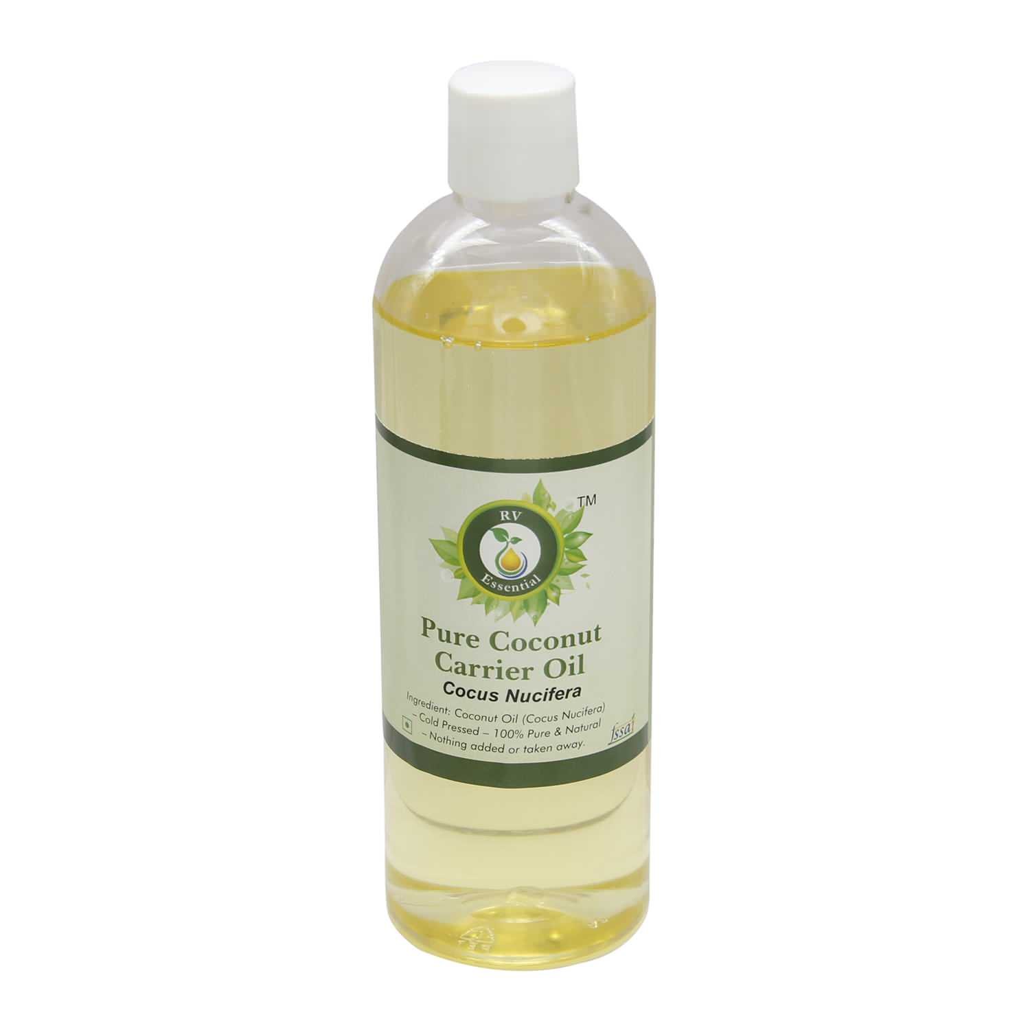 Organic Pure Coconut Carrier Oil (100ml x 2) - Cold Pressed, Unrefined, Virgin Coconut Oil for Hair, Skin & Massage - Perfect for DIY Beauty, Aromatherapy & Cooking