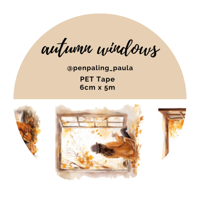 High-Quality PET Window Tape for Autumn - Weatherproof, Durable & Transparent - Perfect for Home Insulation, DIY Projects & Seasonal Decorations