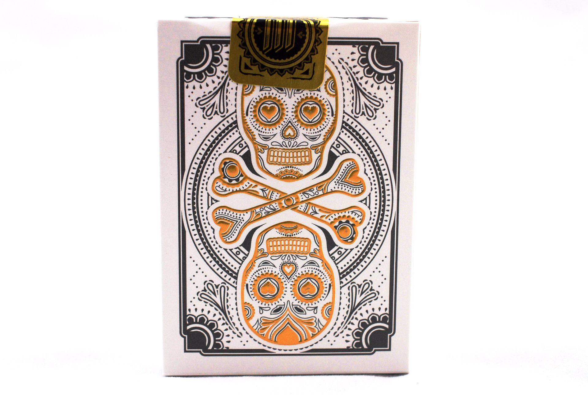 Muertos Mourning Gold Playing Cards - Elegant Day of the Dead Themed Deck for Collectors, Poker & Magic Tricks | Perfect for Halloween, Gifts & Game Nights