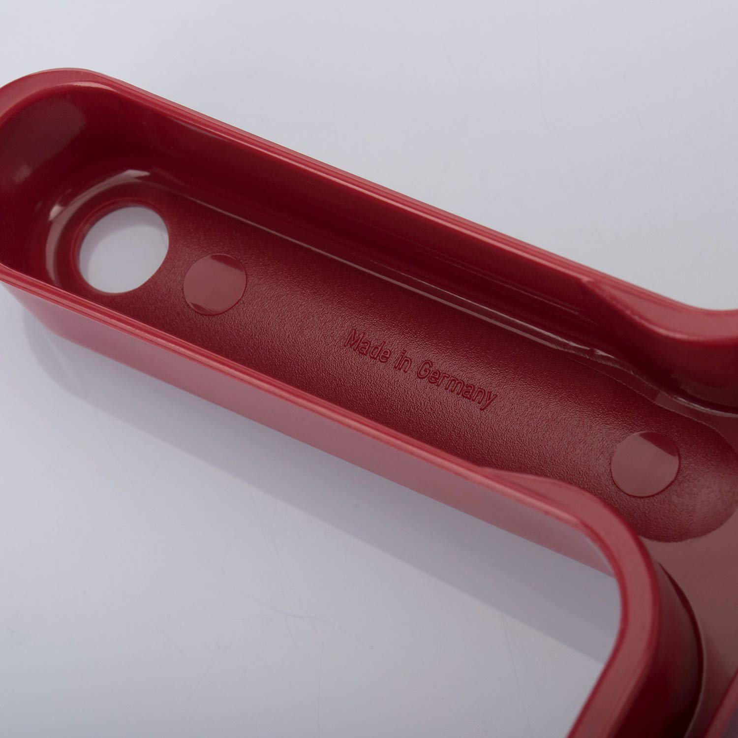 Westmark Cooky Roller - Premium Stainless Steel Dough Roller for Baking Cookies, Pastries & Pies (Red/White) - Perfect for Holiday Baking, Homemade Desserts & Kitchen Gifts