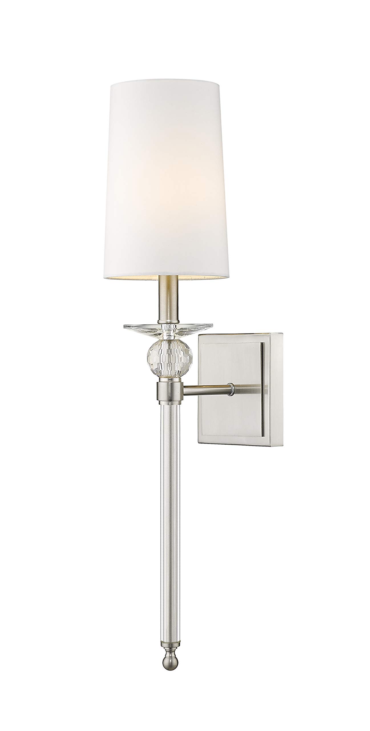 Z-Lite 804-1S-BN Modern 1-Light Wall Sconce in Bronze Finish - Perfect for Bedroom, Hallway, and Living Room Lighting