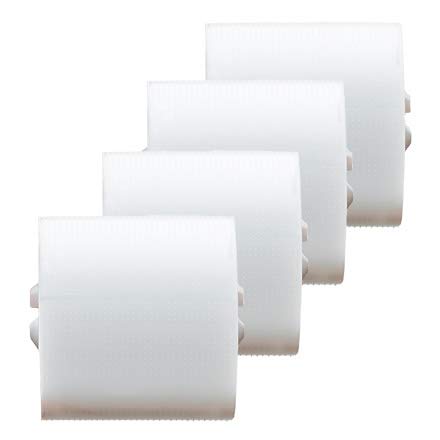 Alana Mitchell 4 Pack Dissolvable Micro Derma Roller Heads Refills - Hyaluronic Acid Anti-Aging Facial Roller Replacement Heads for Face & Neck Skin Care - Perfect for At-Home Microdermabrasion & Serum Absorption