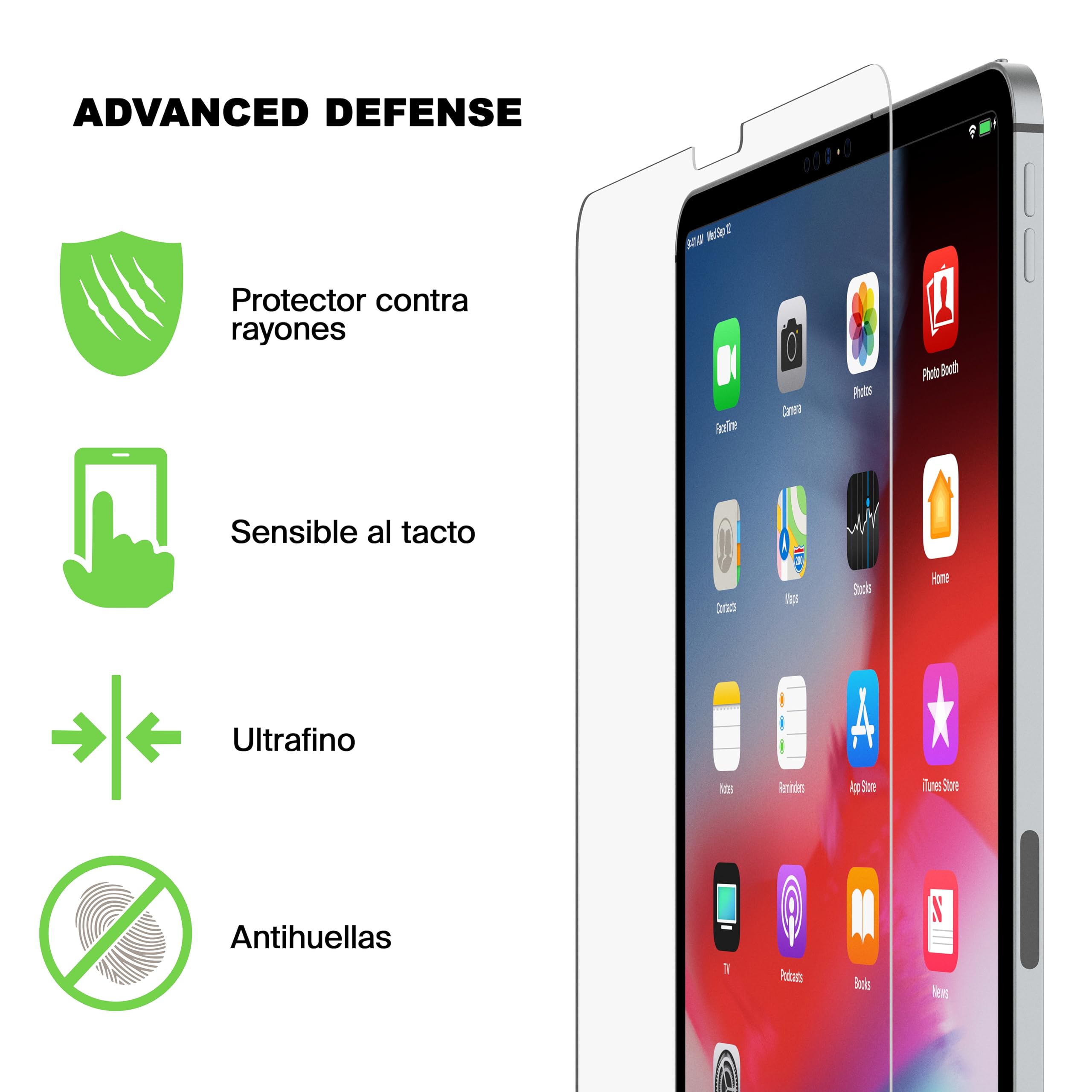 Belkin F8W934zz ScreenForce Tempered Glass Screen Protector for iPad Pro 11