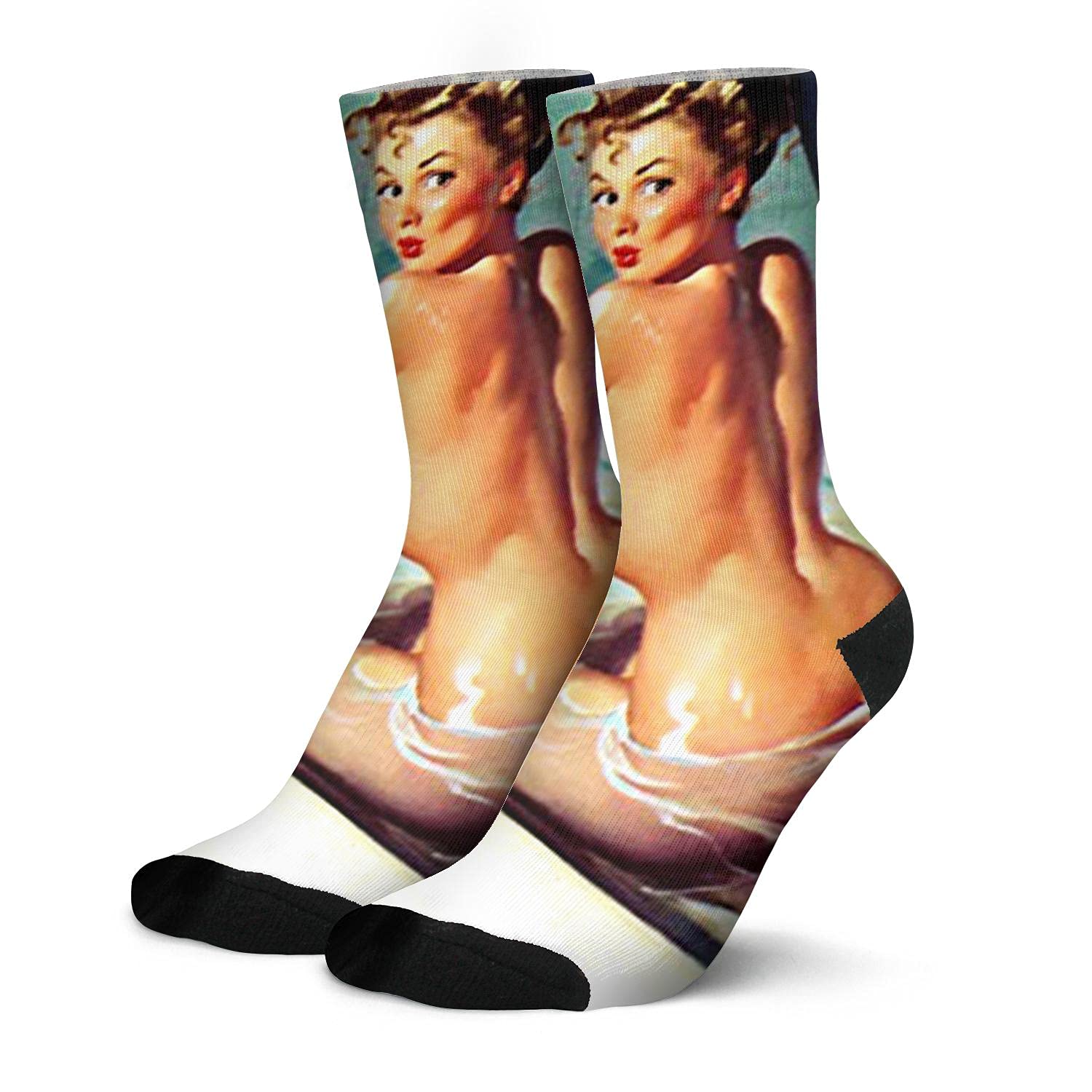 **Comfortable High Ankle Crew Socks for Men & Women - Cute, Novel & Funny Sports Socks - Perfect Gift for Running, Gym & Casual Wear**