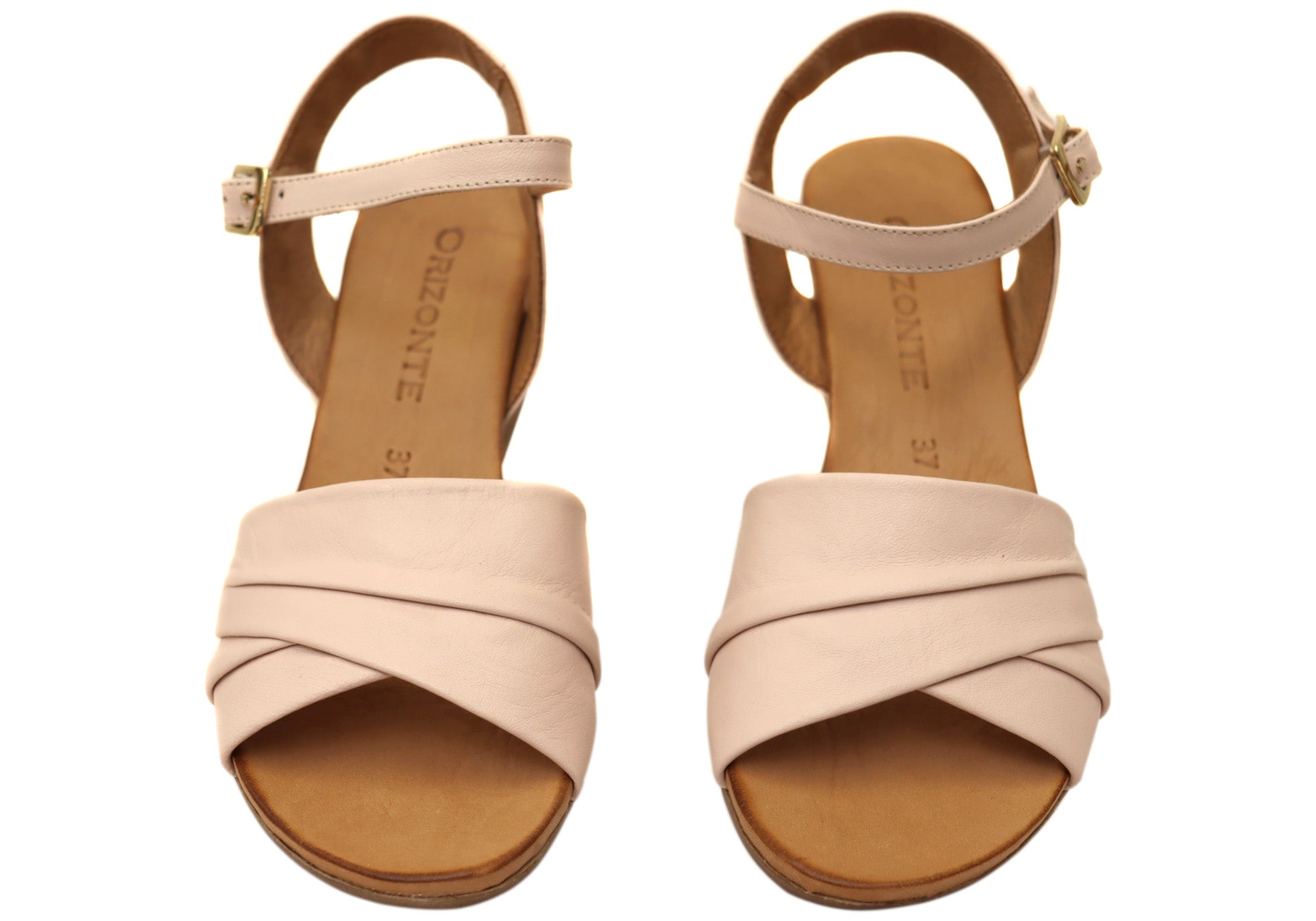 Orizonte Moonlight Women's European Leather Wedge Sandals - Comfortable Summer Casual Shoes for Beach, Vacation & Outdoor Walking