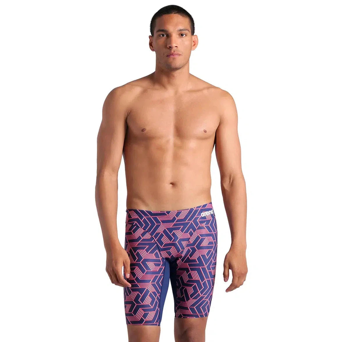 Arena Men's Escape Swim Jammer - High-Performance Competitive Swimwear for Training & Racing | Perfect for Lap Swimming, Triathlons & Water Sports