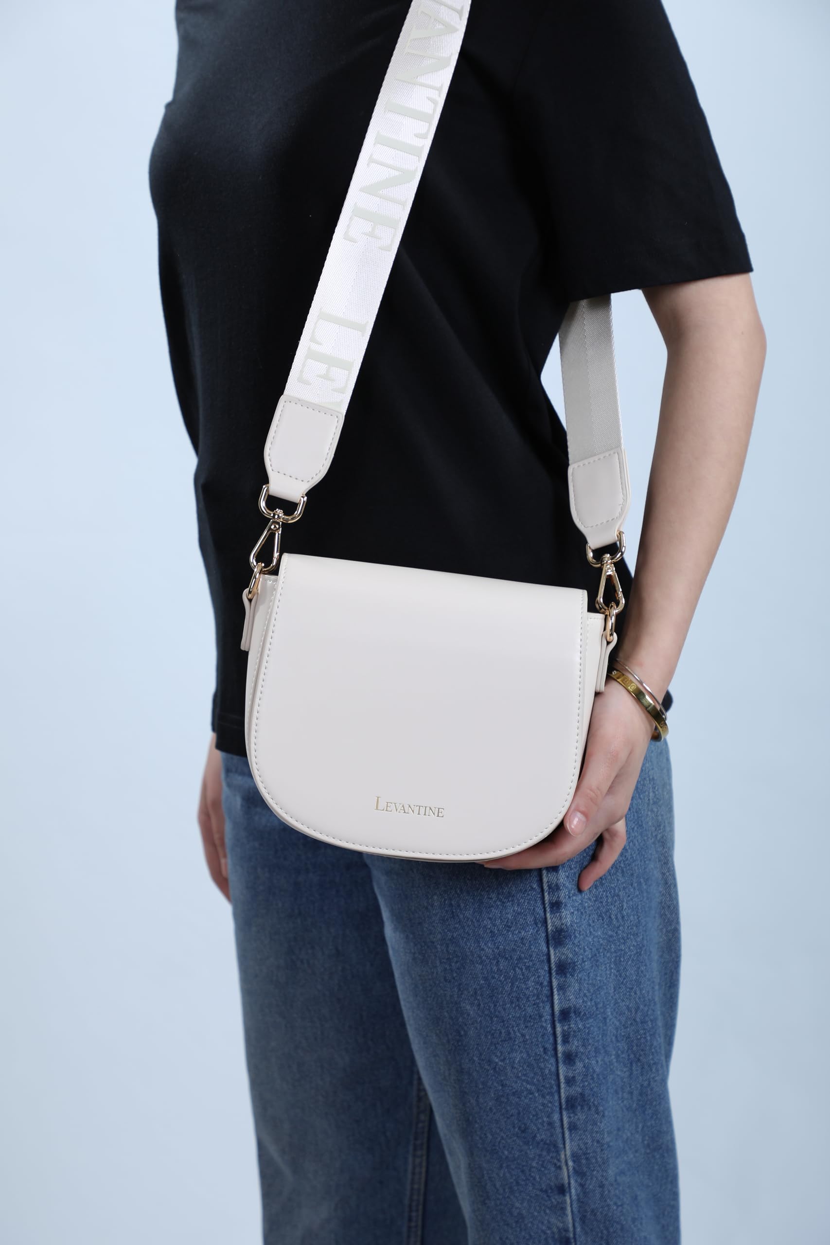 Luxury Vegan Leather Crossbody Purse for Women - Nora Women's Handbag with Detachable Strap - Perfect for Work, Travel & Evening Out