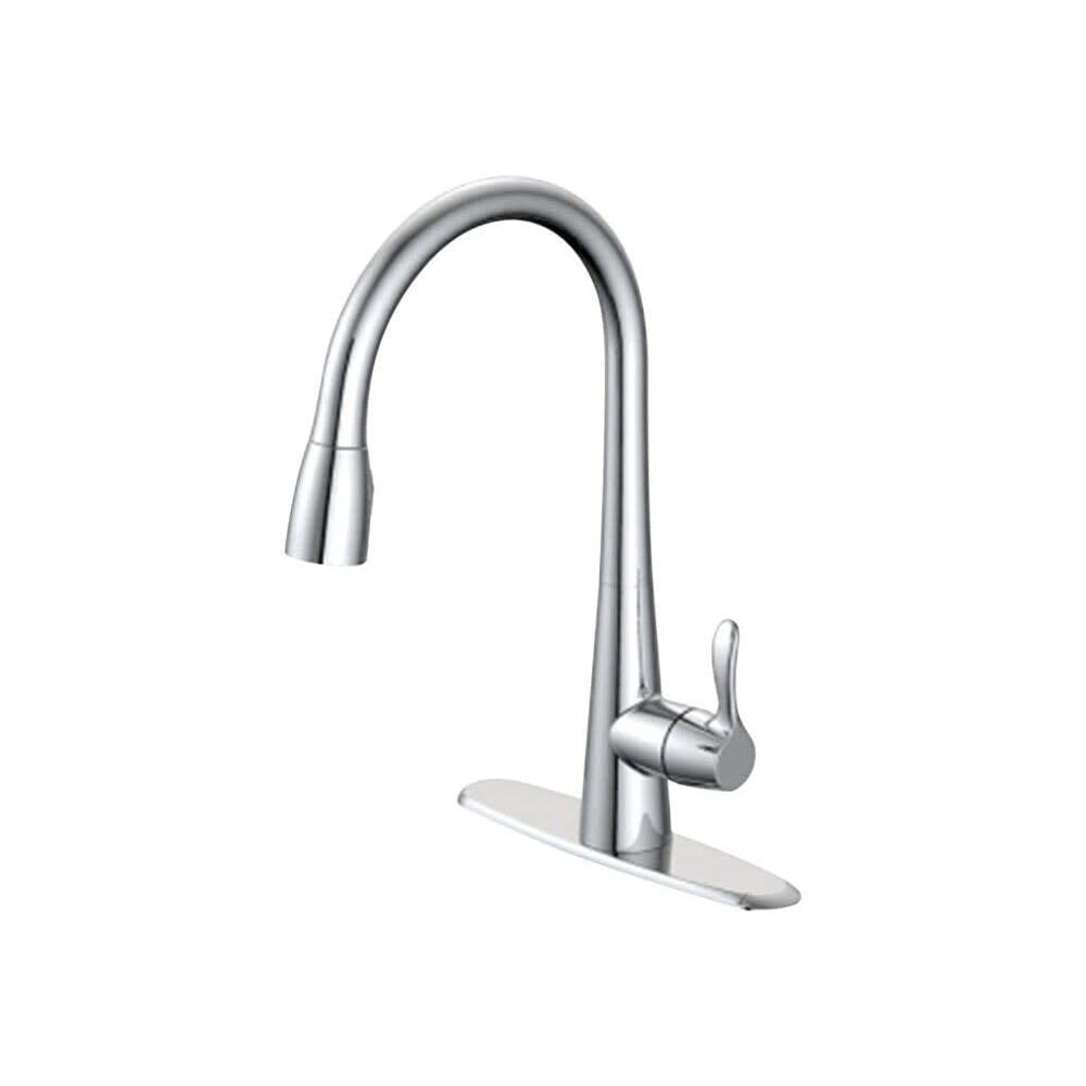 Low Lead Single Handle Kitchen Faucet - 1.75 GPM Flow Rate, 8