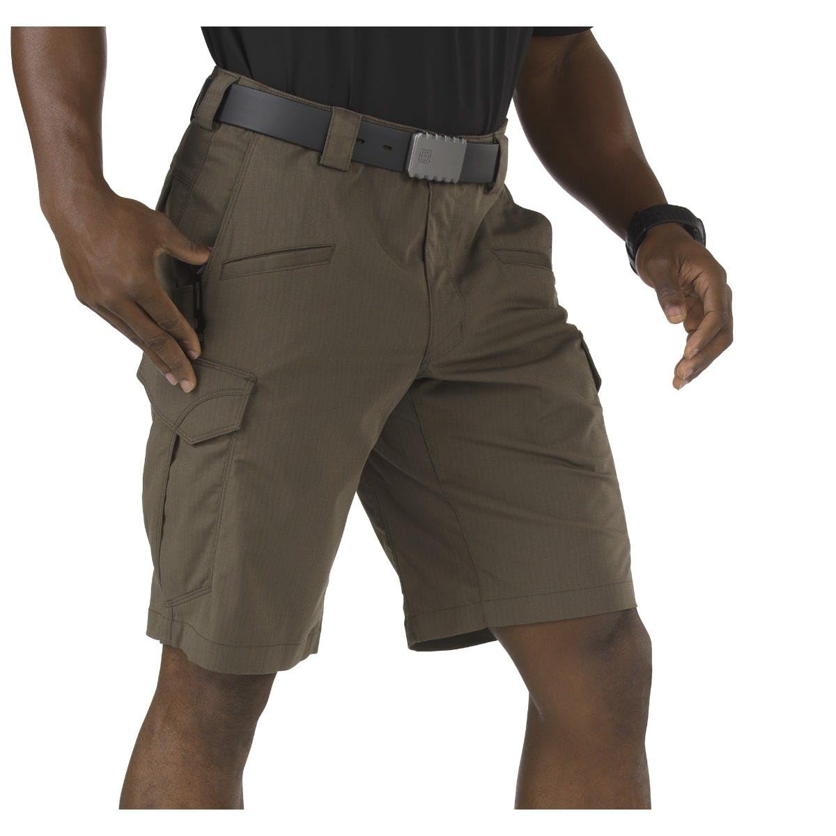 5.11 Tactical Men's Stryke 11-Inch Inseam Military Shorts | Flex-Tac Ripstop Fabric | Durable Tactical Shorts for Outdoor & Range Use | Style 73327 | Perfect for Hiking, Camping & Tactical Training