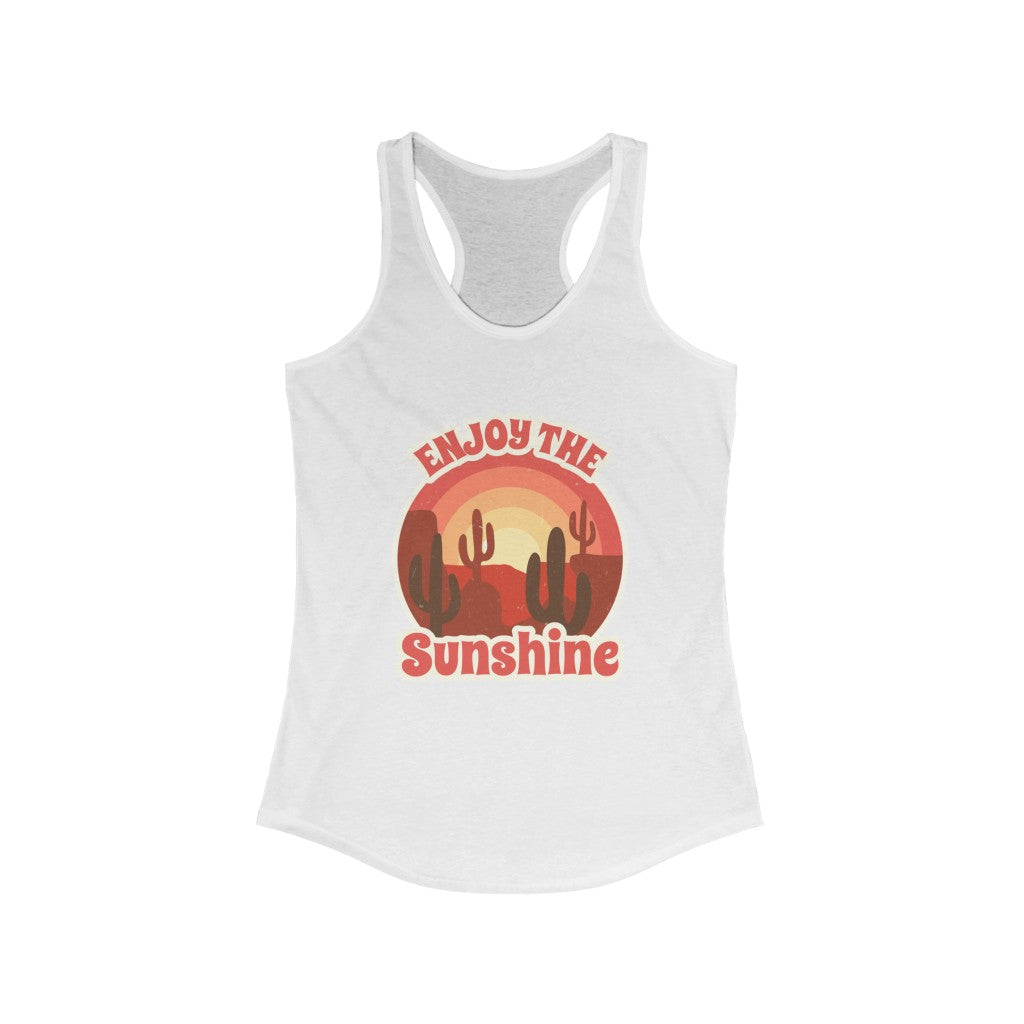 Women's Racerback Tank Top - Breathable Summer Sleeveless Shirt for Yoga, Gym & Beach Wear