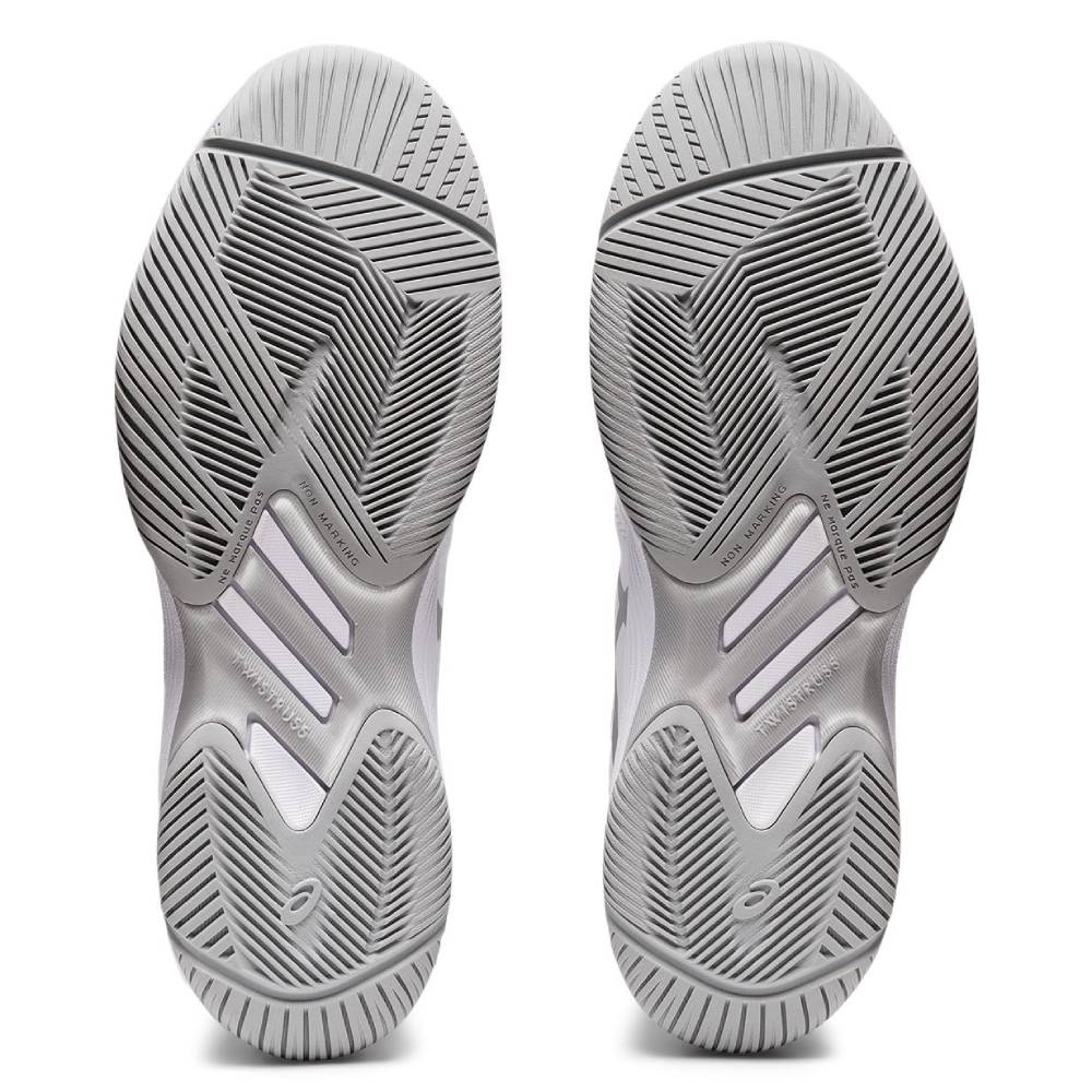 ASICS Solution Swift FF Women's Tennis Shoes - Lightweight Performance Court Shoes for Women (White/Silver) | Perfect for Competitive Matches & Training Sessions