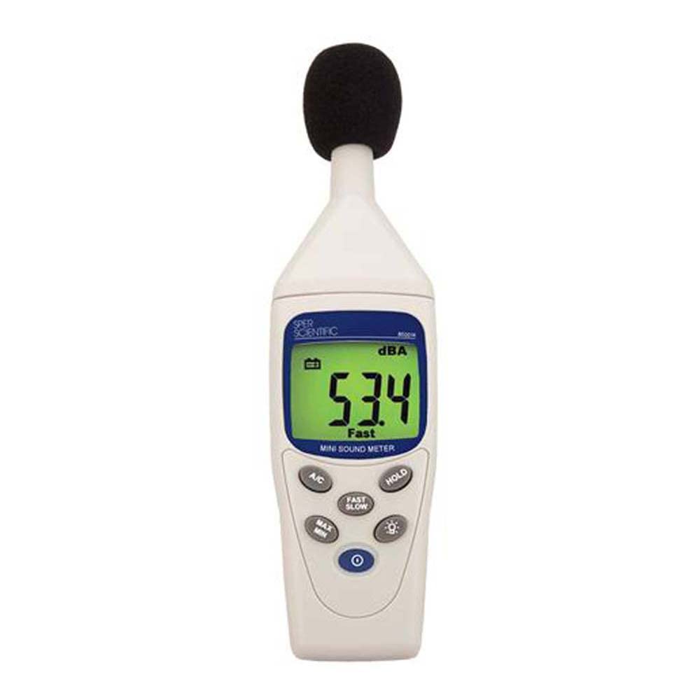 Sper Scientific Sound Meter - Digital Noise Level Decibel Meter for Home, Office, and Industrial Use - Accurate Sound Measurement Device for Workplace Safety, Environmental Monitoring, and Audio Testing